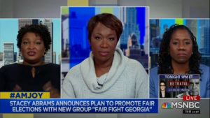 Sherrilyn Ifill with Stacy Abrams and Joy Reid